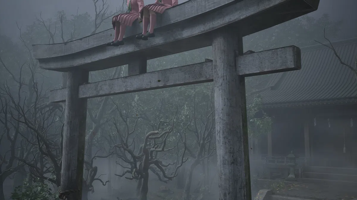 神社の木