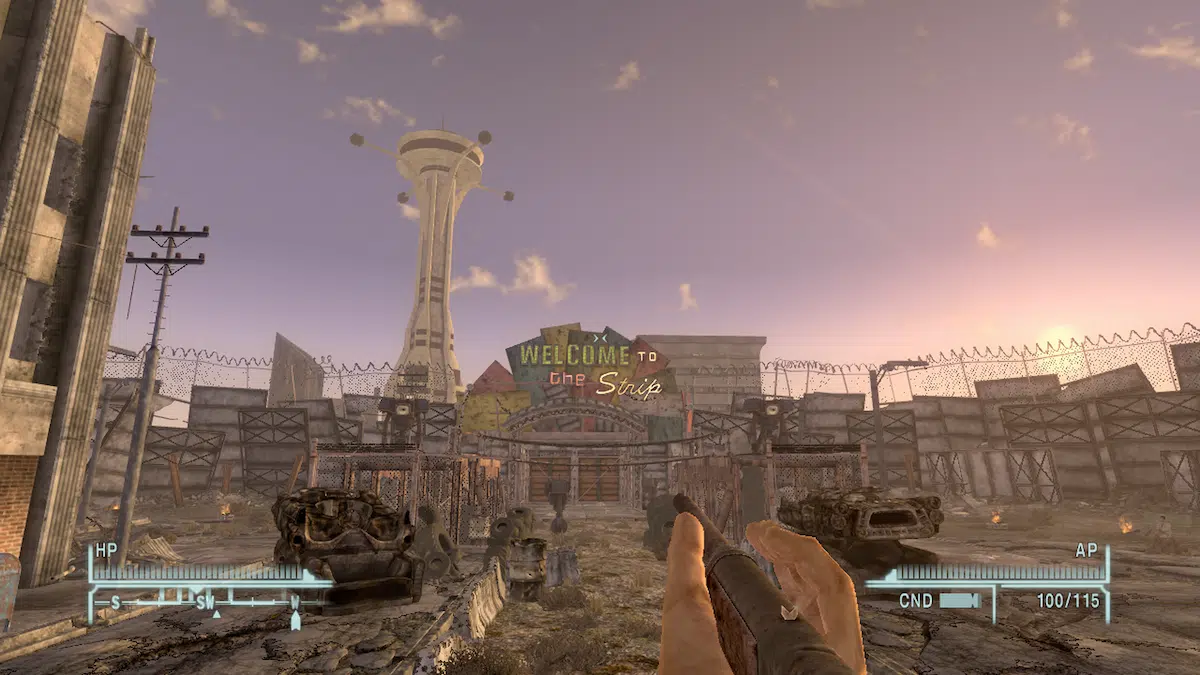 ストリップ地区入口