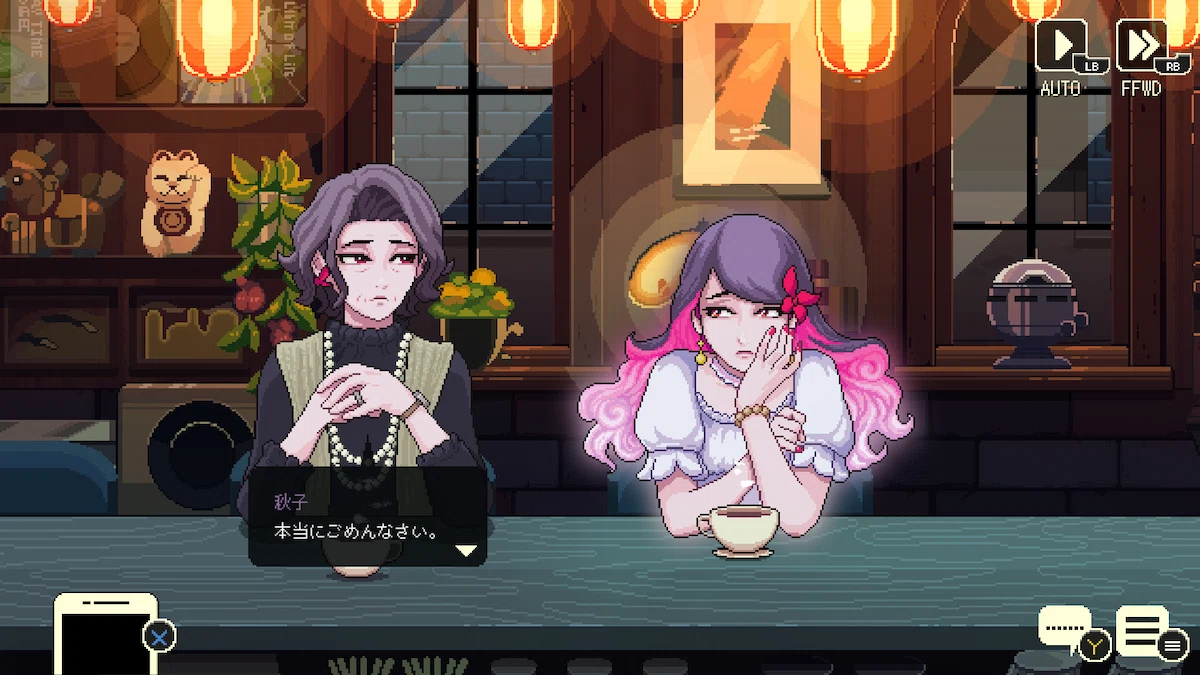 母子の対面